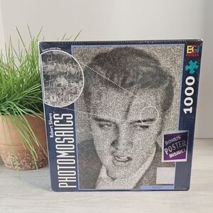 Buffalo Games Elvis Robert Silvers Photomosaics 1000 Piece Puzzle Collectible